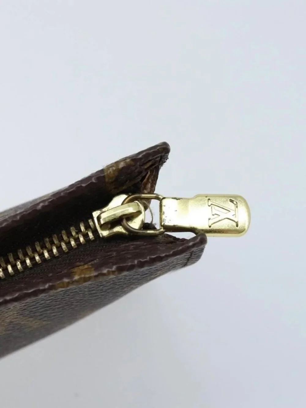 LOUIS VUITTON Monogram Bucket PM Accessory Pouch LV Auth th6599